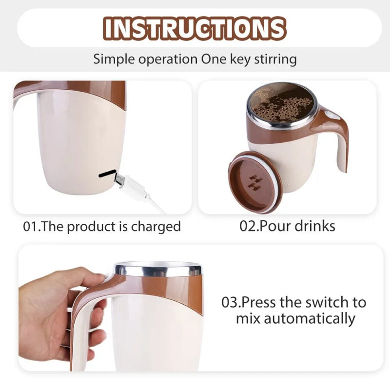 Taza magnética agitadora automática