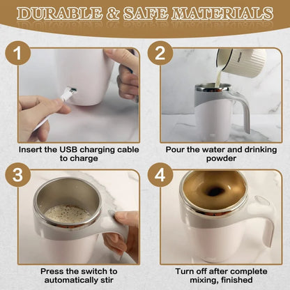 Taza magnética agitadora automática
