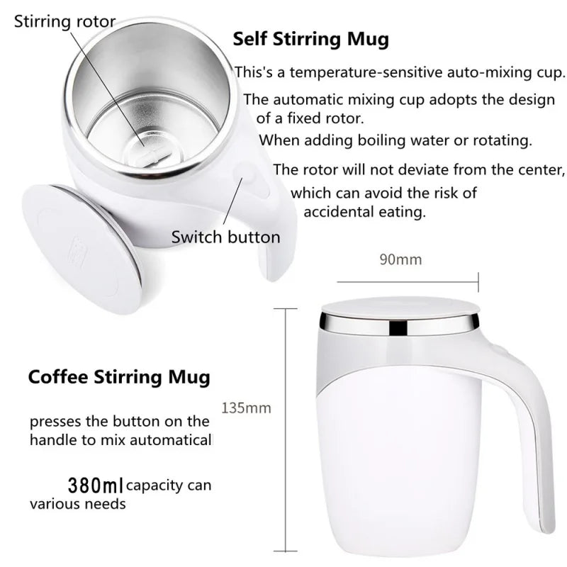 Taza magnética agitadora automática